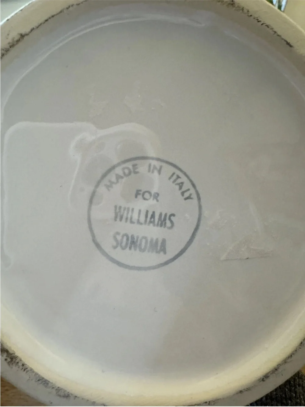 Williams Sonoma whimsical White Cat Pitcher Made in Italy 6.5” Grandma Core